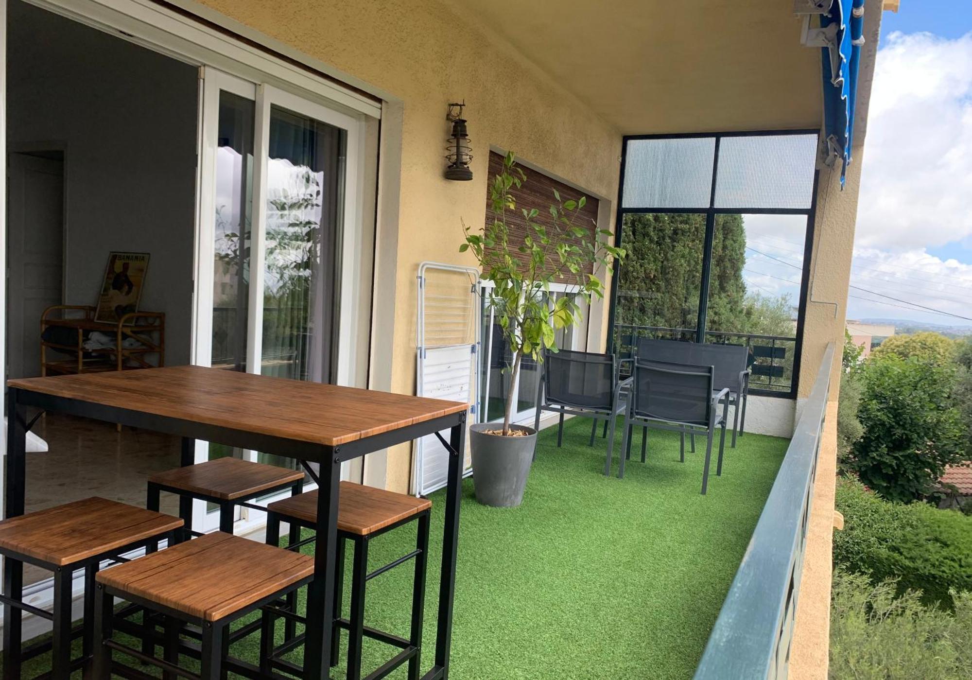 Vence T3 Vue Mer Grande Terrasse Kültér fotó
